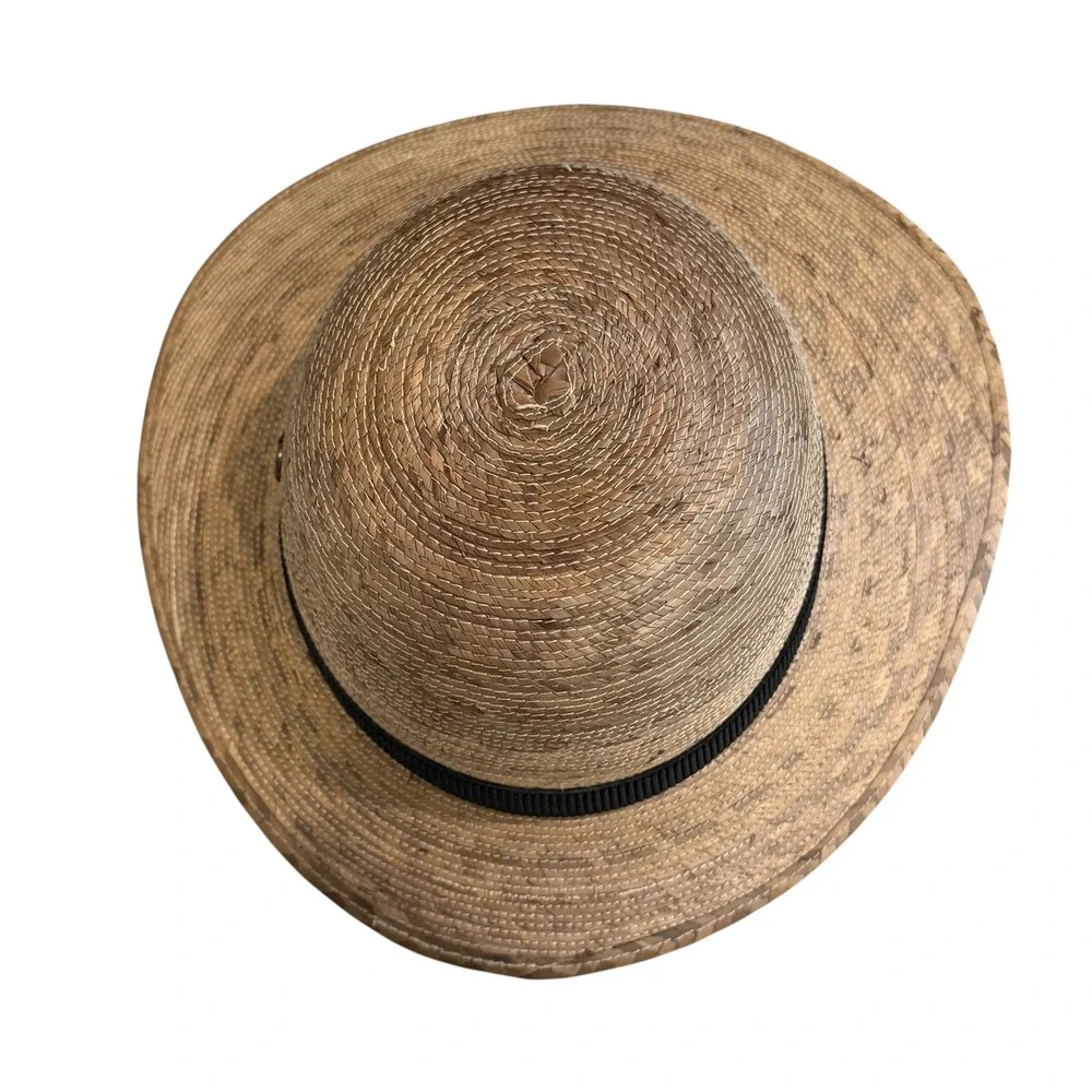 Tula Laurrel Natural Palm Straw Hat Beige Tan Cottagecore Sun Vacation Beach